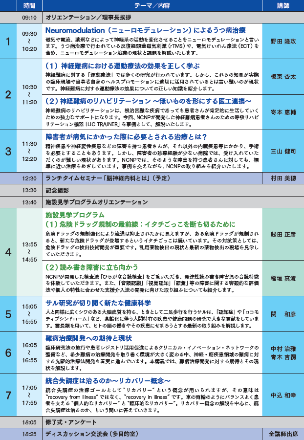 イベントプログラム