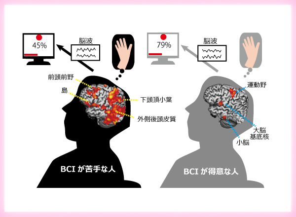 Brain-Computer Interface操作の得手不得手に関わる脳回路を発見 ―操作を「考える」か「感じる」か、個人差に合わせた技術開発へ期待―